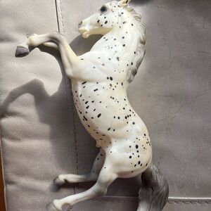 Breyer Dappled White and Gray Horse Sculpture